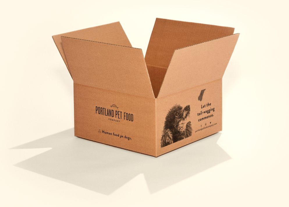Econoflex box viewed from a distance